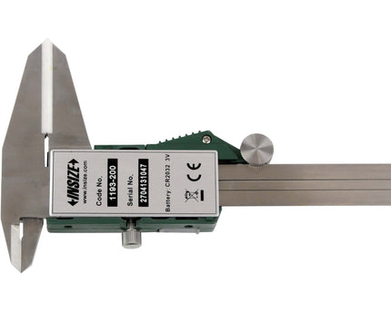 INSIZE Measuring Equipment Insize Digital Caliper With Ceramic Tipped Jaws Range Series 1193-200