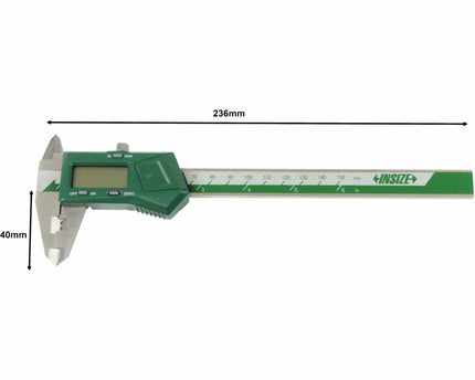 INSIZE Measuring Equipment Insize Digital Crimp Height Caliper 0-150mm/0-6" Range Series 1165-150A