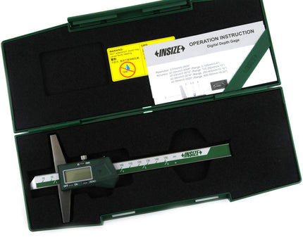 INSIZE Measuring Equipment Insize Digital Depth Gauge 0-150mm/0-6" Range Series 1141-150A