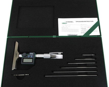 INSIZE Measuring Equipment Insize Digital Depth Micrometer 0-150mm/0-6" Range Series 3540-150