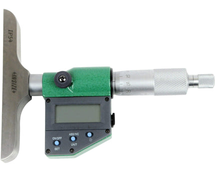 INSIZE Measuring Equipment Insize Digital Depth Micrometer 0-50mm/0-2" Range Series 3540-50