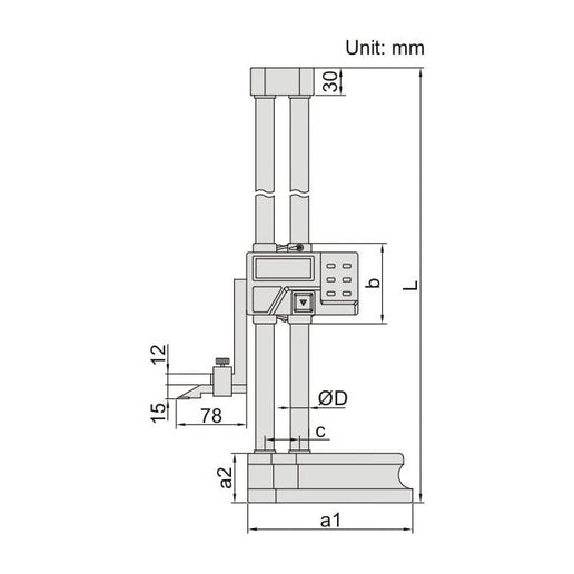 INSIZE Measuring Equipment Insize Digital Height Gauge  0-600mm / 0-24" Range Series 1151-600