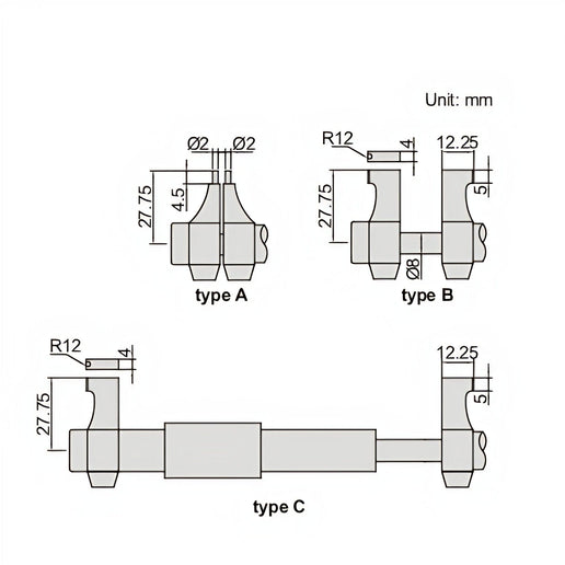 INSIZE Measuring Equipment Insize Digital Inside Micrometer 25-50mm/1-2" Range Series 3520-50