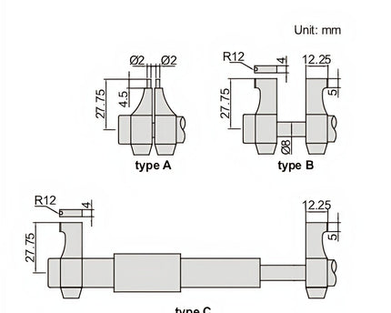 INSIZE Measuring Equipment Insize Digital Inside Micrometer 5-30mm/0.2-1.2" Range Series 3520-30