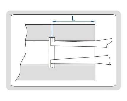 INSIZE Measuring Equipment Insize Digital Internal Caliper Gauge 35-55mm/1.4-2.2" Range Series 2151-55