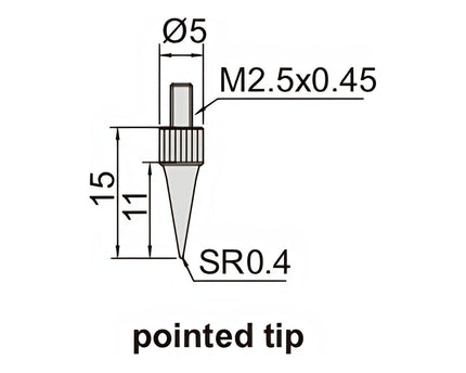 INSIZE Measuring Equipment Insize Digital Mini Short Base Depth Gauge 0-12.7mm/0-0.5" Range Series 2142-101