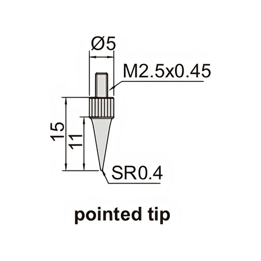 INSIZE Measuring Equipment Insize Digital Mini Short Base Depth Gauge 0-12.7mm/0-0.5" Range Series 2142-101