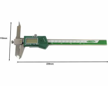 INSIZE Measuring Equipment Insize Digital Offset Caliper 0-150mm/0-6" Range Series 1186-150A