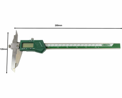 INSIZE Measuring Equipment Insize Digital Offset Caliper 0-200mm/0-8" Range Series 1186-200A