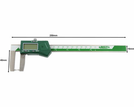 INSIZE Measuring Equipment Insize Digital Outside Point Caliper 0-150mm/0-6" Range Series 1185-150A