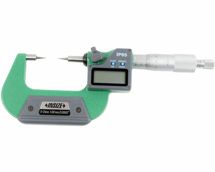 INSIZE Measuring Equipment Insize Digital Point Micrometer 0-25mm/0-1" Range Series 3530-25BA