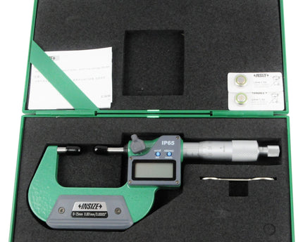 INSIZE Measuring Equipment Insize Digital Point Micrometer 0-25mm/0-1" Range Series 3530-25BA