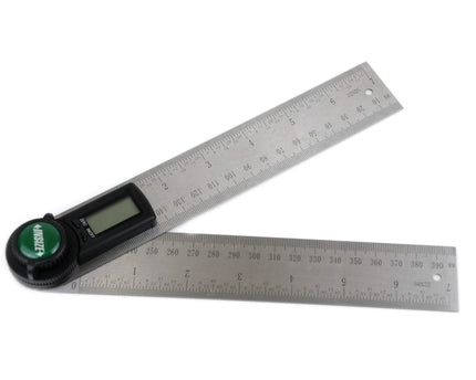 INSIZE Measuring Equipment Insize Digital Protractor 300mm 0-360° Range Series 2176-300