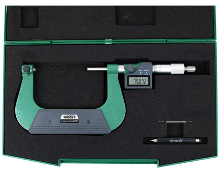 INSIZE Measuring Equipment Insize Digital Screw Thread Micrometer 75-100mm Range Series 3581-100A