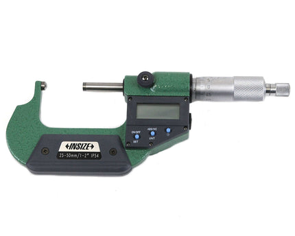 INSIZE Measuring Equipment Insize Digital Spherical Anvil Tube Micrometer 25-50mm/1-2" Range Series 3560-50A