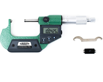 INSIZE Measuring Equipment Insize Digital Spherical Anvil Tube Micrometer 25-50mm/1-2" Range Series 3560-50E