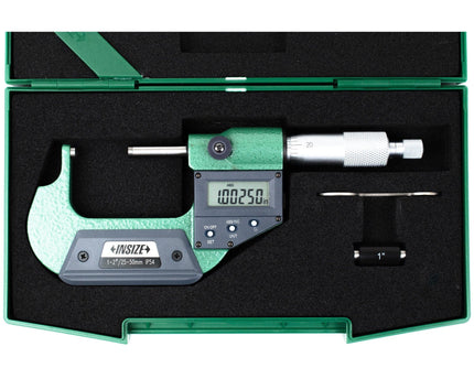 INSIZE Measuring Equipment Insize Digital Spherical Anvil Tube Micrometer 25-50mm/1-2" Range Series 3560-50E