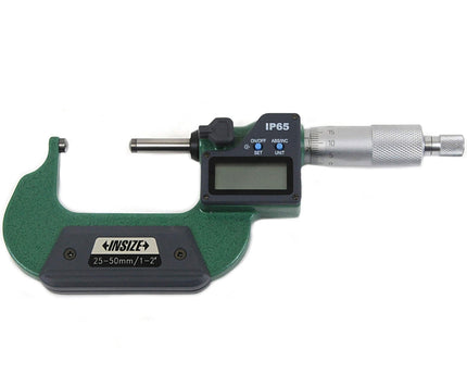 INSIZE Measuring Equipment Insize Digital Spherical Anvil Tube Micrometer 25-50mm/1-2" Range Series 3560-50SA