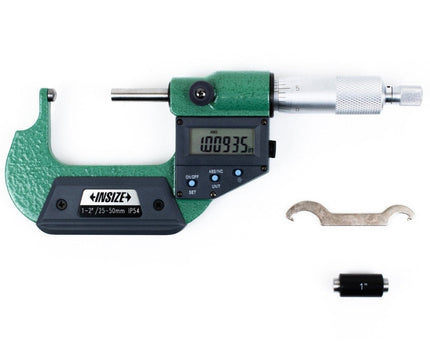 INSIZE Measuring Equipment Insize Digital Spherical Anvil Tube Micrometer 25-50mm/1-2" Range Series 3560-50SE