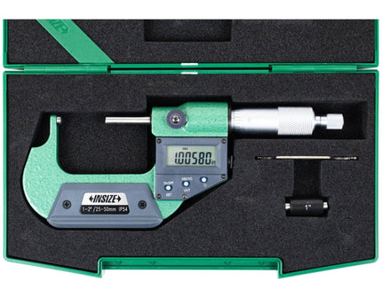 INSIZE Measuring Equipment Insize Digital Spherical Anvil Tube Micrometer 25-50mm/1-2" Range Series 3560-50SE