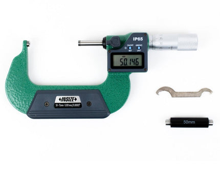 INSIZE Measuring Equipment Insize Digital Spherical Anvil Tube Micrometer 50-75mm/2-3" Range Series 3560-75A