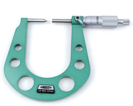 INSIZE Measuring Equipment Insize Disc Brake Micrometer 7.6-33mm Range Series 3288-33A