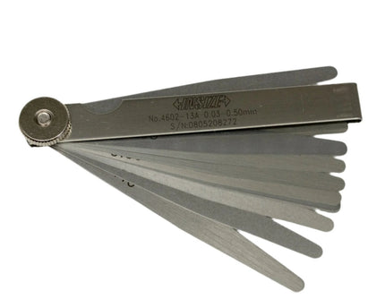 INSIZE MEASURING EQUIPMENT Insize Feeler Gauge 13pc Set 0.03-0.50mm Range Series 4602-13A