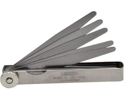 INSIZE Measuring Equipment Insize Feeler Gauge 20pc Set 0.05-1mm Range Series 4602-20