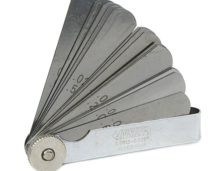 INSIZE MEASURING EQUIPMENT Insize Feeler Gauge Set 0.0015"-0.025" Range Series 4613-261