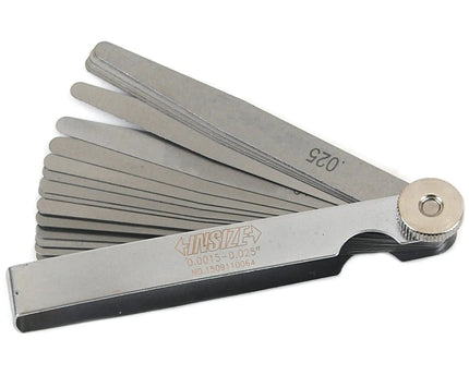 INSIZE MEASURING EQUIPMENT Insize Feeler Gauge Set 0.0015-0.025" Range Series 4613-263