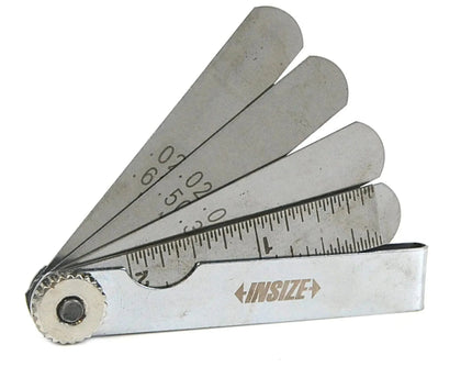 INSIZE MEASURING EQUIPMENT Insize Feeler Gauge Set 0.002–0.025" Range Series 4614-9