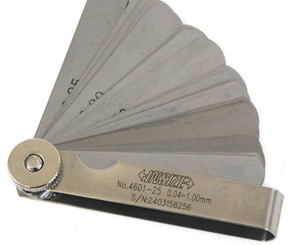 INSIZE MEASURING EQUIPMENT Insize Feeler Gauge Set 0.04-1mm Range Series 4601-25