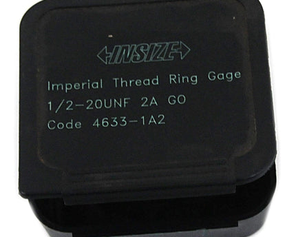 INSIZE Measuring Equipment Insize GO Thread Ring Gauge 1/2"-20 UNF Series - 4633-1A2