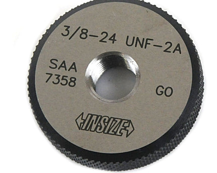 INSIZE Measuring Equipment Insize GO Thread Ring Gauge 3/8"-24 UNF Series - 4633-3C2
