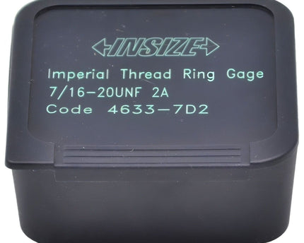 INSIZE Measuring Equipment Insize GO Thread Ring Gauge 7/16"-20 UNF Series - 4633-7D2