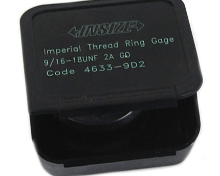 INSIZE Measuring Equipment Insize GO Thread Ring Gauge 9/16"-18 UNF Series - 4633-9D2