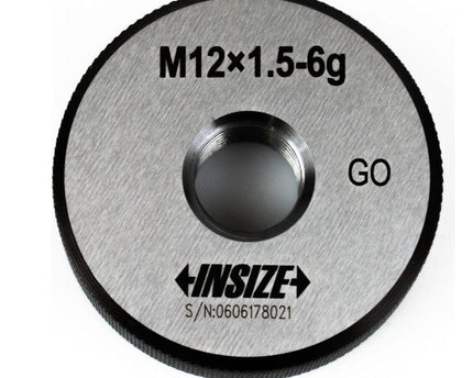 INSIZE Measuring Equipment Insize GO Thread Ring Gauge M12X1.5 Series 4129-12R