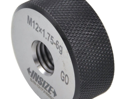 INSIZE Measuring Equipment Insize GO Thread Ring Gauge M12X1.75 Series 4120-12