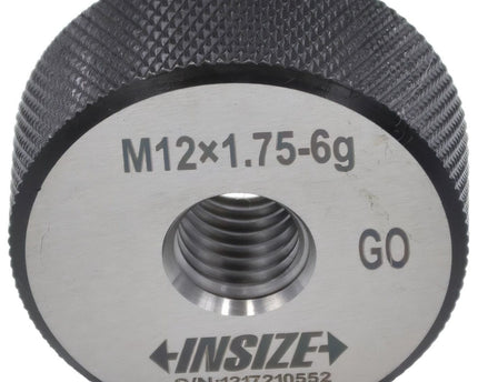 INSIZE Measuring Equipment Insize GO Thread Ring Gauge M12X1.75 Series 4120-12