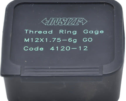 INSIZE Measuring Equipment Insize GO Thread Ring Gauge M12X1.75 Series 4120-12