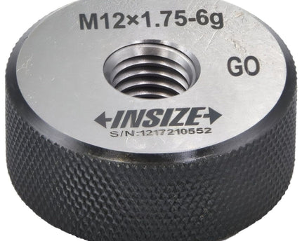 INSIZE Measuring Equipment Insize GO Thread Ring Gauge M12X1.75 Series 4120-12