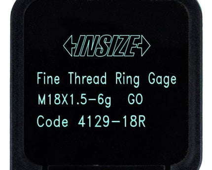 INSIZE Measuring Equipment Insize GO Thread Ring Gauge M18X1.5 Series 4129-18R