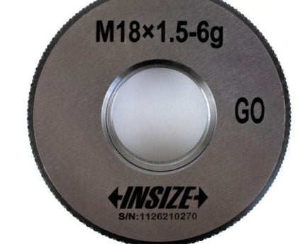 INSIZE Measuring Equipment Insize GO Thread Ring Gauge M18X1.5 Series 4129-18R
