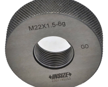 INSIZE Measuring Equipment Insize GO Thread Ring Gauge M22X1.5 Series 4129-22R