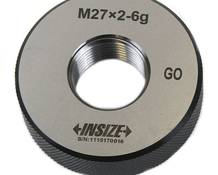 INSIZE Measuring Equipment Insize GO Thread Ring Gauge M27X2 Series 4129-27T
