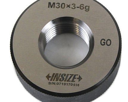 INSIZE Measuring Equipment Insize GO Thread Ring Gauge M30X3 Series 4129-30V