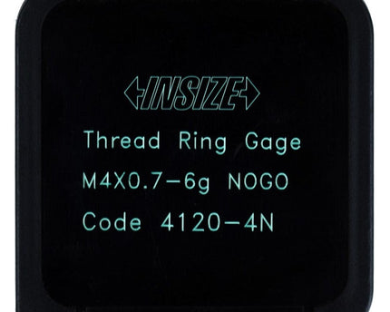 INSIZE Measuring Equipment Insize GO Thread Ring Gauge M4X0.7 Series 4120-4