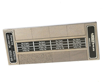 INSIZE Measuring Equipment Insize Grit & Shot Blasting Surface Roughness Specimen 8 pcs Set Series ISR-CS329