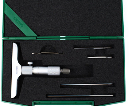 INSIZE Measuring Equipment Insize Imperial Depth Micrometer 0-4" Range Series 3240 - 4