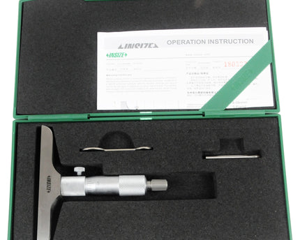 INSIZE Measuring Equipment Insize Imperial Depth Micrometer 0-6" Range Series 3240-6